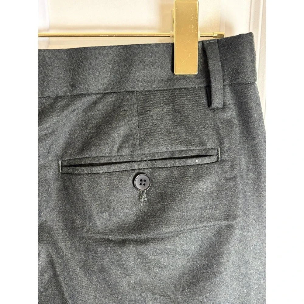 Banana Republic Tapered Fit Black 100% Wool Pants Sz 31  Inseam 32